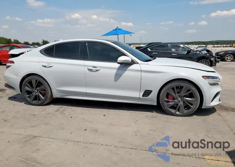 2022 Genesis G70 Base из США, поврежденный, VIN KMTG54TE7NU085709
